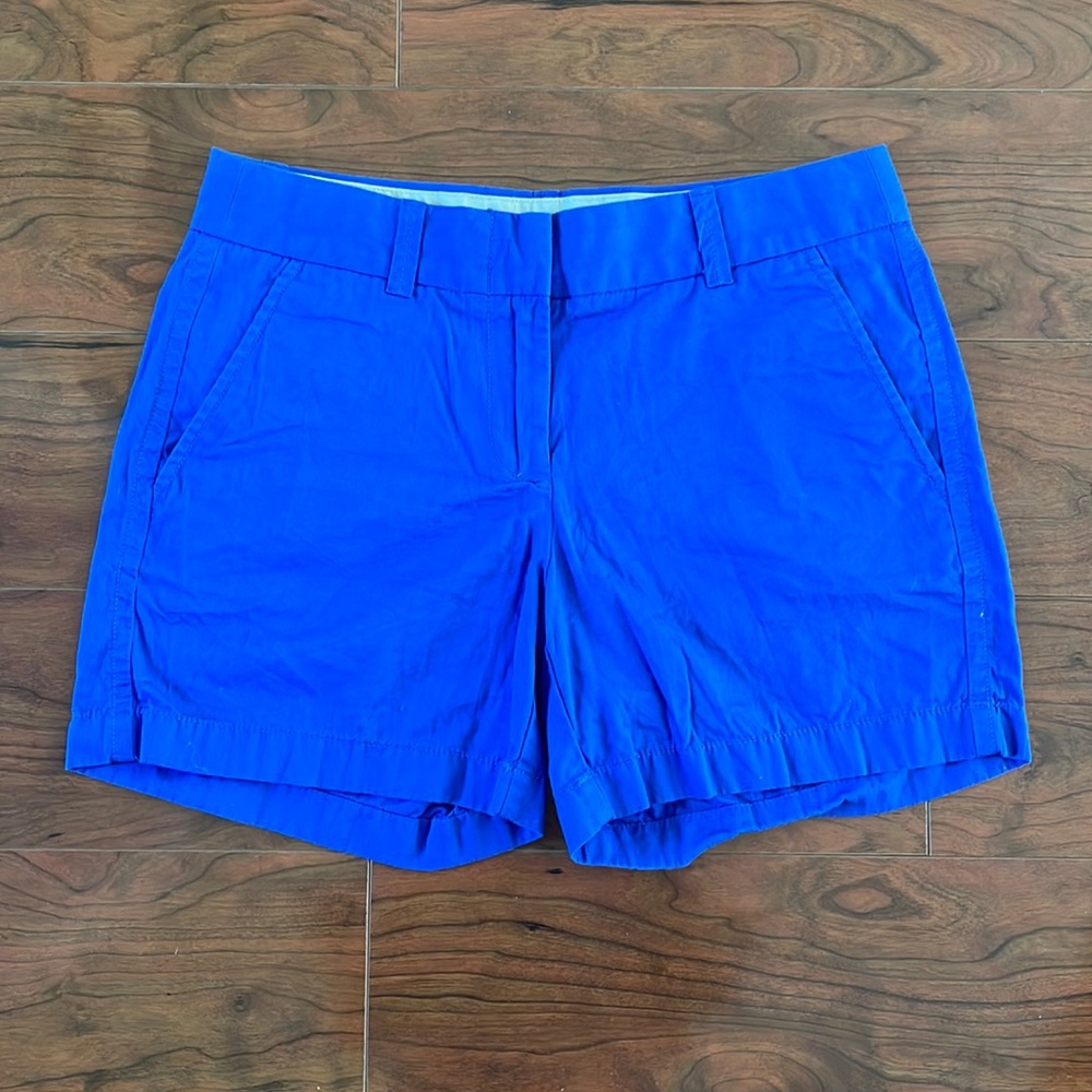 J. Crew Blue Chino Broken-In Khaki Shorts
